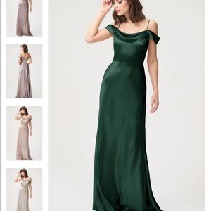 Jenny Yoo Serena Dress (Emerald) - never been worn!